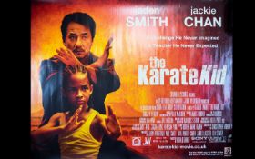 Cinema Interest. Large scale promotional film poster. 'The Karate kid' 100cm x 76cm
