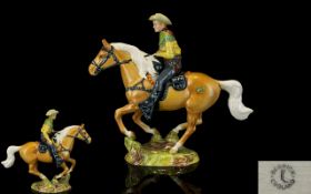 Beswick - Early Mounted Horseback Figure ' Canadian Mounted ' Cowboy.