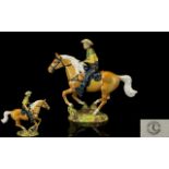 Beswick - Early Mounted Horseback Figure ' Canadian Mounted ' Cowboy.