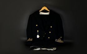 Fleet Air Arm, Royal Navy, Lieutenant Full Mess Dress, Jacket & Waistcoat 37 Inches,