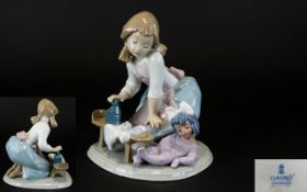 Lladro Figurine ' My Chores ' Girl Ironing. Model No 5782. Retired 1990's. 6.5 Inches High.