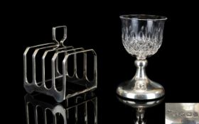 Elkington & Co - Nice Quality 4 Tier Silver Toast Rack.