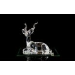 Swarovski S.C.S. Crystal Annual Edition 1994 Figurine. Inspiration Africa ' The Kudu ' Gazelle.