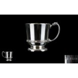 Elizabeth II Coronation Year Fine Quality Solid Silver Celtic Designed Goblet,