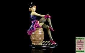 Kevin Francis Hand Painted Ltd and Numbered Edition Porcelain Figurine ' Marlene Dietrich ' From