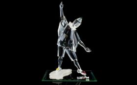 Swarovski S.C.S. - Crystal Annual Edition 1999 Figurine ' Pierrot ' Masquerade Trilogy.