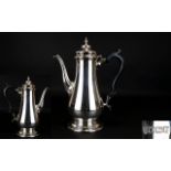 Elizabeth II Very Fine Quality Solid Silver Coffee Pot.