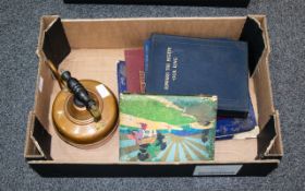 Box Of Misc, Royalty/Inter War Books, Small Copper Kettle,