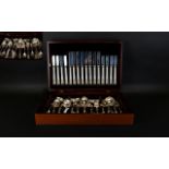 Canteen of Cutlery in fitted box, 9 place setting for eight.