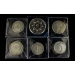 A Small Mixed Lot Of Coins Comprising 1921 and 1929 Half crown, 1931, 1933,