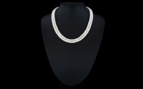 Pearl Necklace with 9ct Gold Clasp.