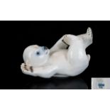 Royal Copenhagen Ceramic Animal Figurine ' Polar Bear ' Series. No 537.