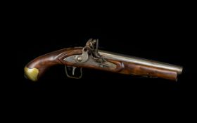 Display Purpose Replica Flintlock Pistol in Steel.