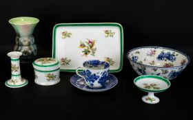 Small Collection Of Ceramics comprising of dressing table set,