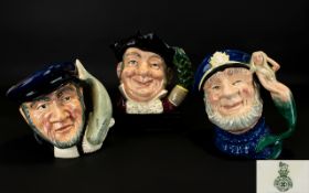 A Goon Collection of Royal Doulton Character Jugs, Three in total. 1) 'Mine Host' D 6468.