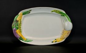 Italian Pottery Large Fruit Platter. 21"