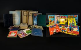 A Large Collection of Books and Annuals,