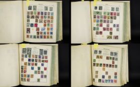 Large Red Triumph Stamp Album full of qu