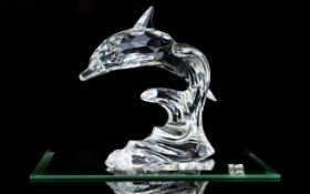 Swarovski - Silver Crystal Figurine Dolp