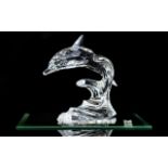 Swarovski - Silver Crystal Figurine Dolp