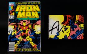 Iron Man Comic autographed by Robert Dow