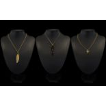 Pilgrim Danish Designer Jewellery Three Gold Tone Necklaces A collection of statement necklaces,