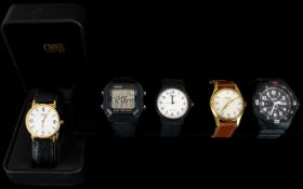 A Collection of Gents Wristwatches.