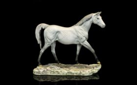 Beswick - Fine Quality Horse Figure ' Connoisseur Horses ' Moonlight - Grey Matt. Model No 2671.