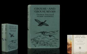 Antiquarian Book/Natural History Interest Grouse And Grouse Moors By George Malcolm First Edition