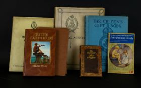A Collection Of Vintage And Antique Books Eight in total to include 1. Princess Mary's Gift Book,