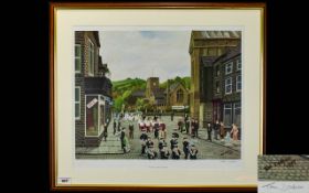 Tom Dodson 1910 - 1991 Artist Pencil Signed Ltd and Numbered Edition Colour Print. Titled ' The