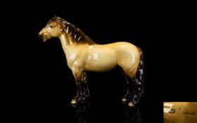 Beswick Pony Figure ' Highland Pony ' Dunn Colour way - ,Mackionneach. Designer A. Gredington.