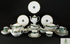 Royal Doulton 52 Piece Part Tea Set English Fine Bone China Tudor Grave 1997 To include: five