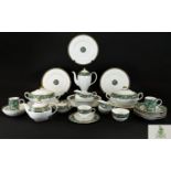 Royal Doulton 52 Piece Part Tea Set English Fine Bone China Tudor Grave 1997 To include: five