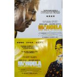 Cinema Interest. Large scale promotional film posters. Two in total 'Mandela' and 'Long Walk To