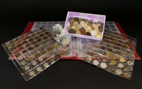 Coin Interest. Album containing a quantity of mostly nickel and copper GB coins.