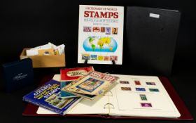 Mixed Lot Of Stamp Interest. Two albums and various publications