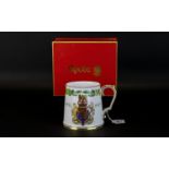 Spode Silver Jubilee China Tankard with box.