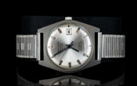 Russian Poljot Sekonda - Automatic Stainless Steel Auto-date Delux 29 Jewels - Dress Wrist Watch,