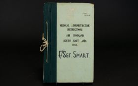 Wartime Interest. A First edition May 1944 of ''Medical Administrative Instructions'' issued by