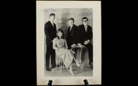 The Seekers Autograph on 1960's UK Tour Programme - Judith, Bruce, Keith & Athol ( 4 )