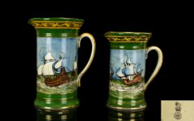 Royal Doulton Rare Series - Ware Maritime Water Jugs ( 2 ) In Total.