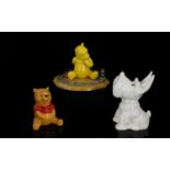 Three Small Beswick Figures 1. Toot Toot Went The Whistle from The Winnie The Pooh Collection, 3.5