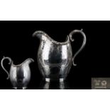 Barker and Ellis Menorah Silver Plated Pitcher / Jug,