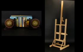 Daler Rowney Easel Along with Globe Book end. Ancient Mariner Globe Book End S103.