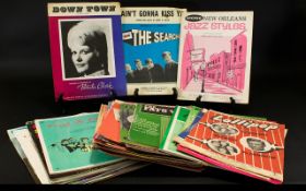 Sheet Music Collection From 1940's - 1960's to Include The Searchers, Sinatra, Jazz, Cliff Richard.
