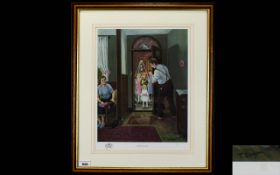Tom Dodson 1910 - 1991 Ltd and Numbered Edition Colour Print. Titled ' Queen For a Day ' This Is