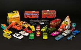 A collection of play warn diecast models to include Corgi London transport route master, Corgi mazda
