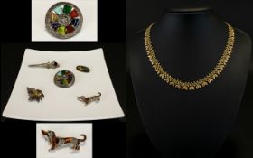 A Good Collection of Early to Mid 20th Century Costume Jewellery ( 6 ) Pieces.