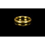 22ct Gold Wedding Band. Fully Hallmarked for Sheffield 1954. Ring Size L - M. Excellent Condition.